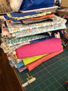 Stack of Fabric